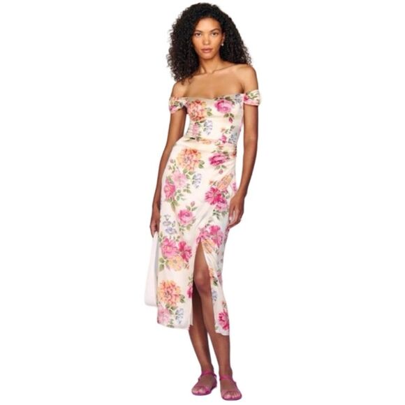 Reformation Genesis Silk Dress - Picture 1 of 15